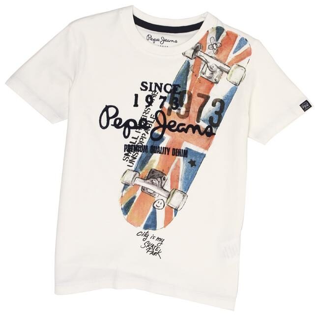 

Pepe Jeans Boy Cotton blend Printed T-shirt - White
