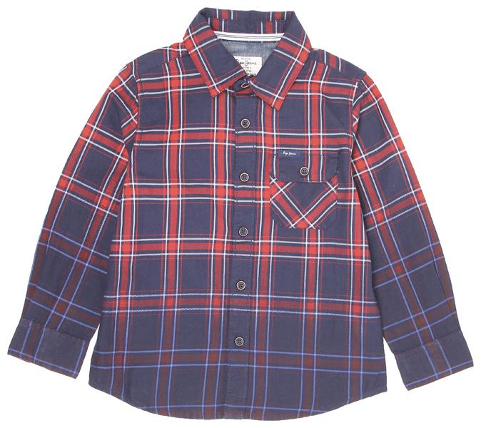 

Pepe Jeans Boy Cotton blend Checked Shirt Blue