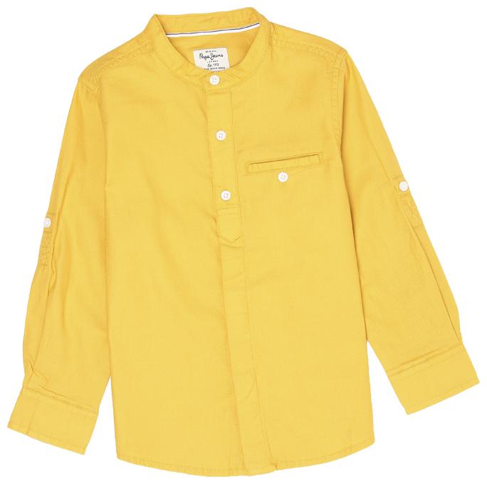 

Pepe Jeans Boy Cotton blend Solid Shirt Yellow