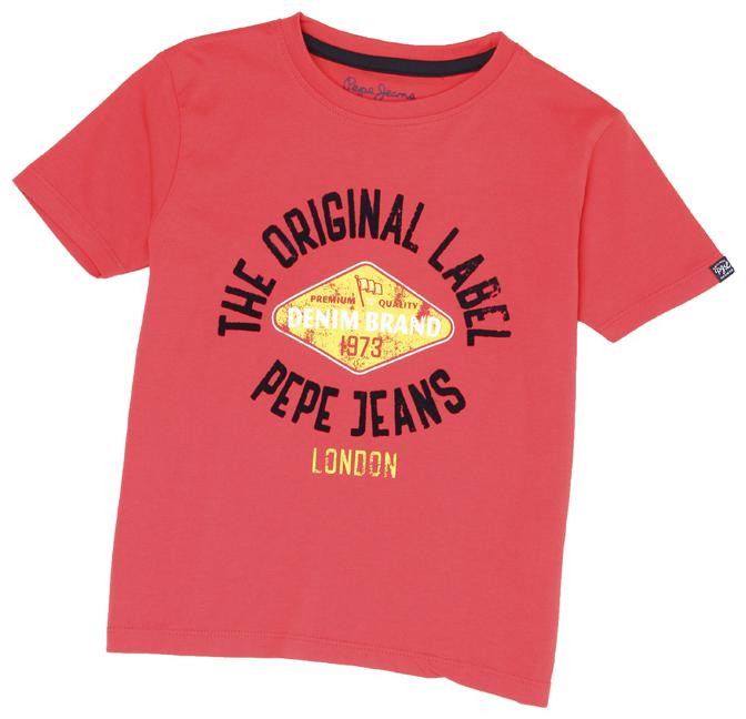 

Pepe Jeans Boy Cotton blend Printed T-shirt - Orange