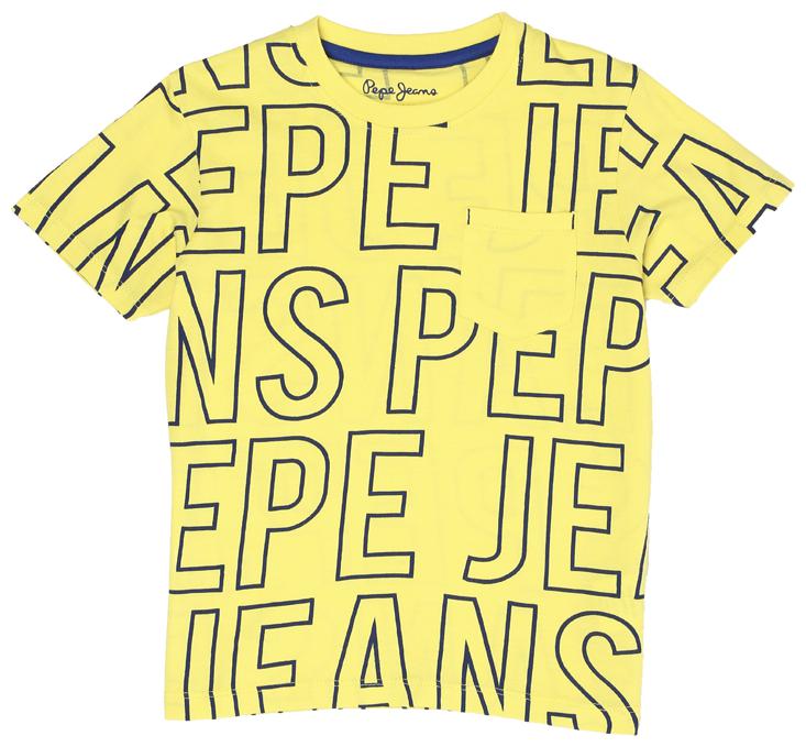 

Pepe Jeans Boy Cotton blend Printed T-shirt - Yellow