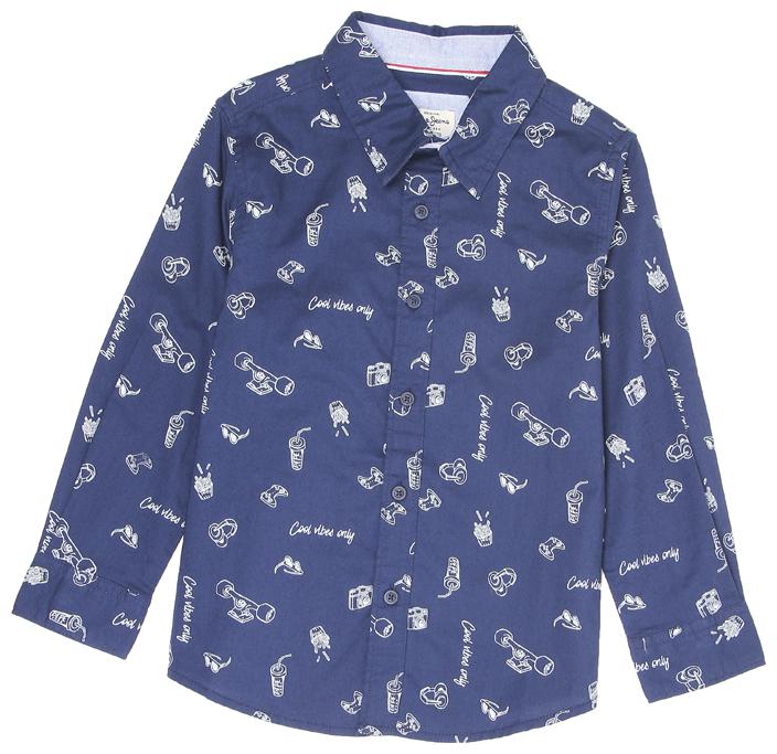 

Pepe Jeans Boy Cotton blend Printed Shirt Blue