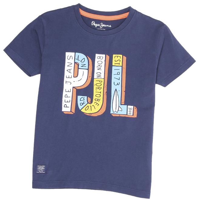 

Pepe Jeans Boy Cotton blend Printed T-shirt - Blue