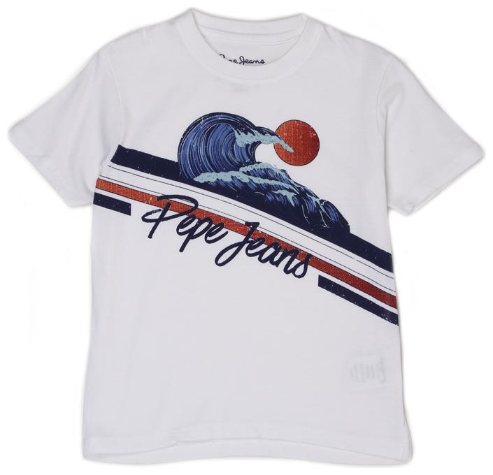 

Pepe Jeans Boy Cotton blend Printed T-shirt - White
