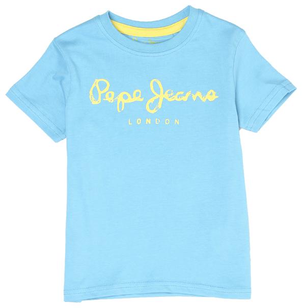 

Pepe Jeans Boy Cotton blend Printed T-shirt - Blue