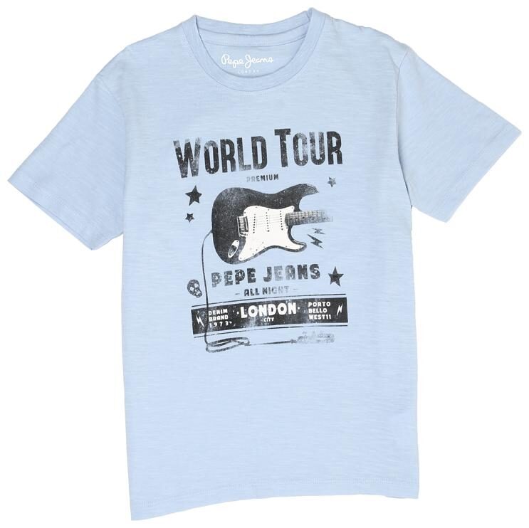 

Pepe Jeans Boy Cotton blend Printed T-shirt - Blue