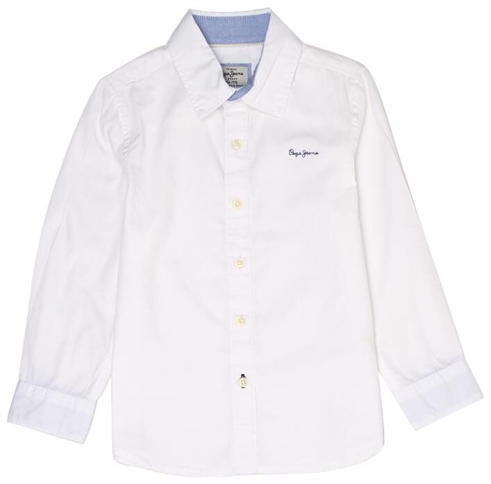 

Pepe Jeans Boy Cotton blend Solid Shirt White