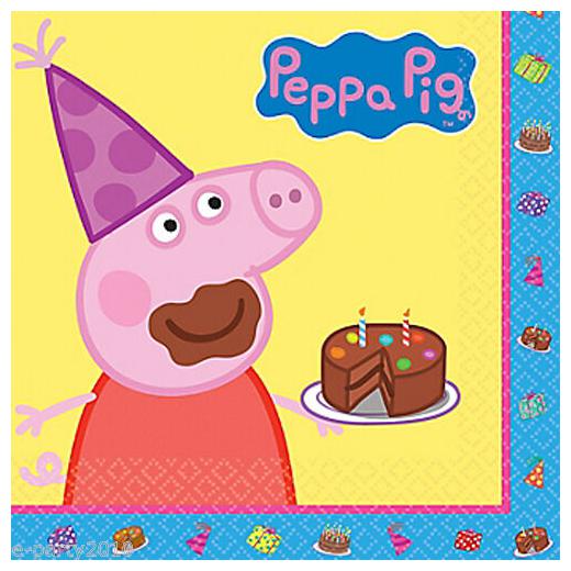 PEPPA PIG CANDLE SET ~ Birthday Party Supplies Cake Decorations Nick Jr 4pc