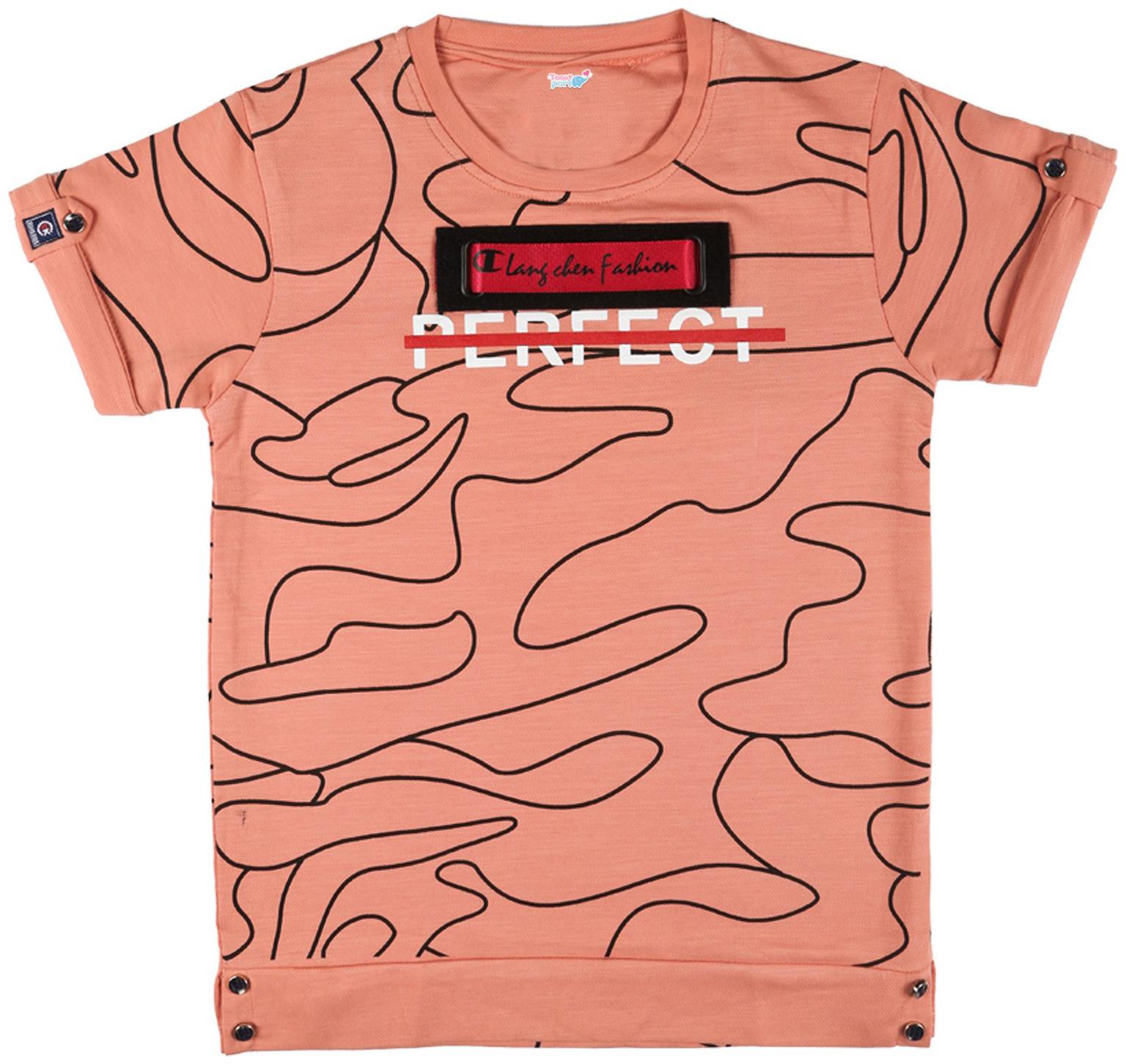 

TOONYPORT Cotton Printed T shirt for Baby Boy - Pink