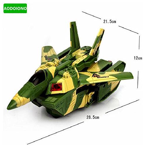 

Pikaboo Convertible Tank Jet Fighter Airplane 2 in 1 Transforming Tank Aircraft (Camouflage)