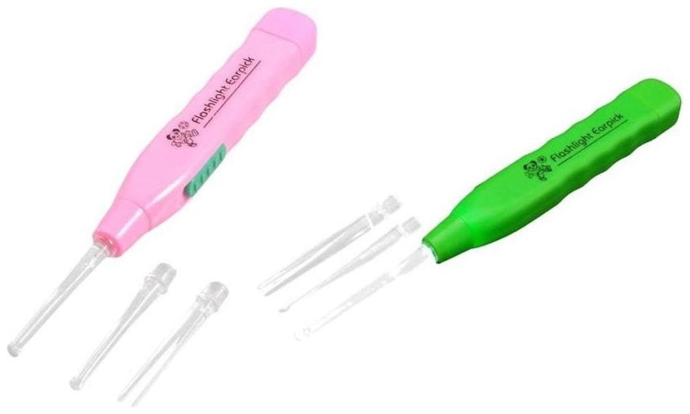 

Pin to Pen 5 in 1 Flash Light Ear Pick set of 2 (Multicolor)