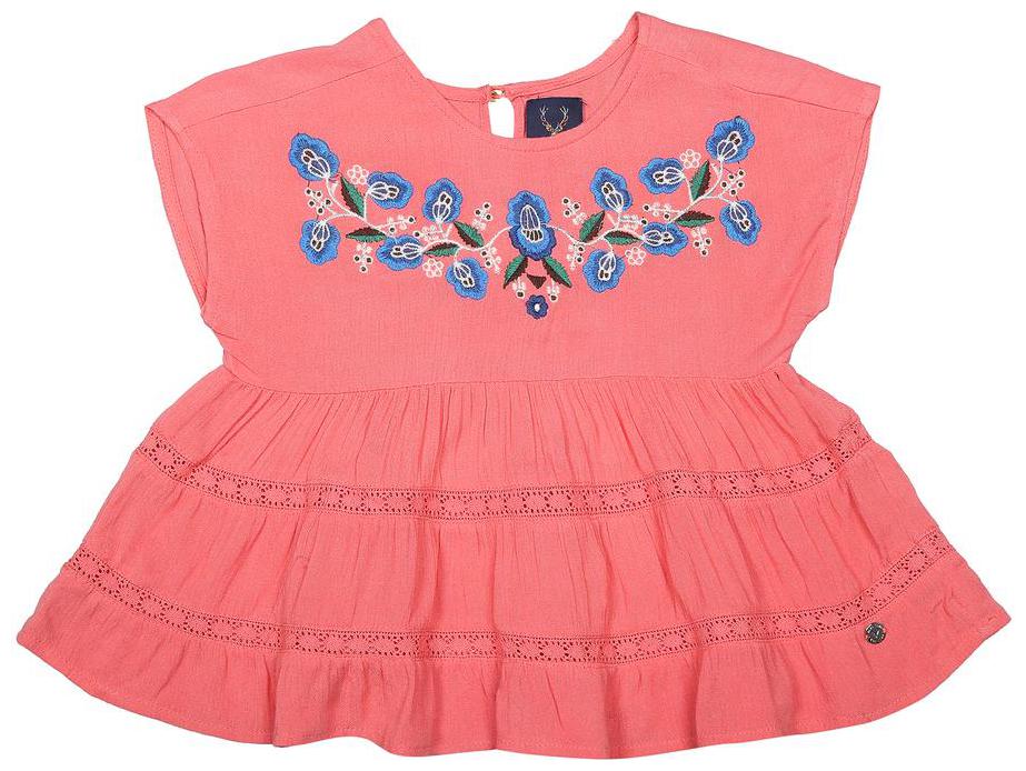 

Allen Solly Girl Viscose Printed Top - Pink