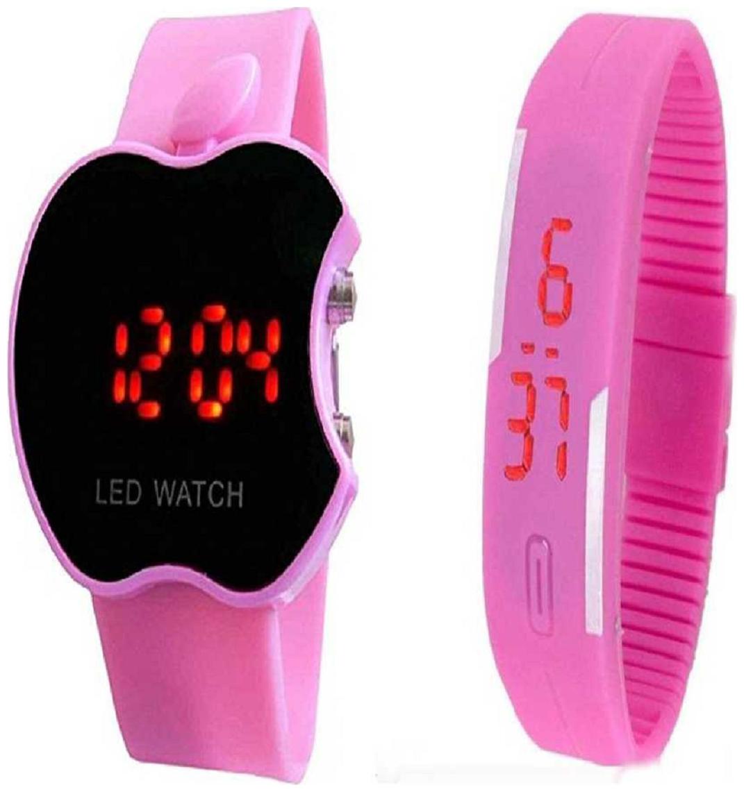 apple shaped led watch