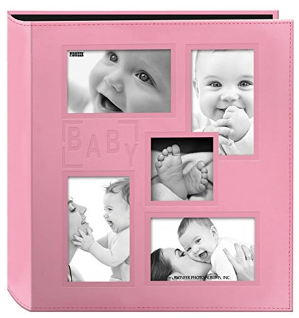 buy pioneer collage frame embossed baby sewn leatherette cover photo baby collage frame