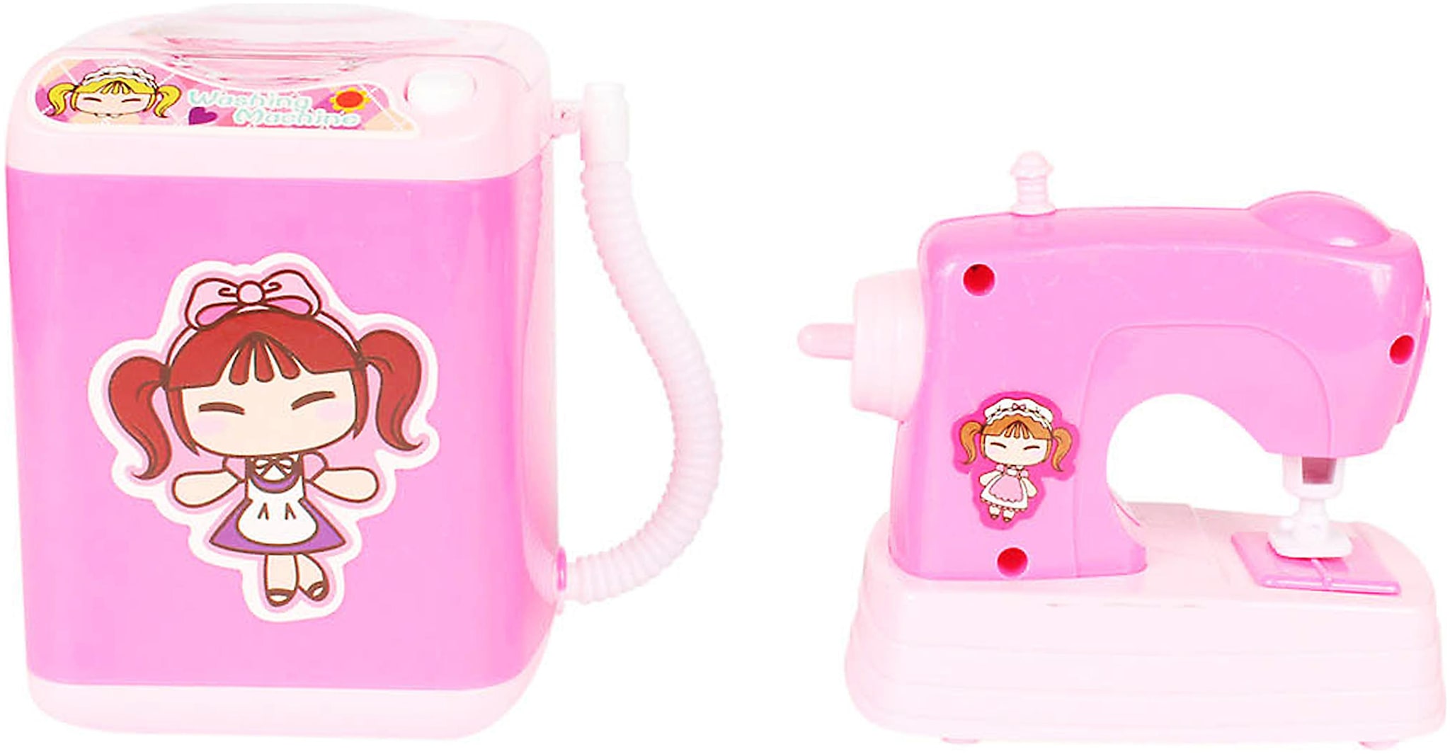 

Planet of Toys Battery Operated Electric Washing Machine Sewing Machine Set