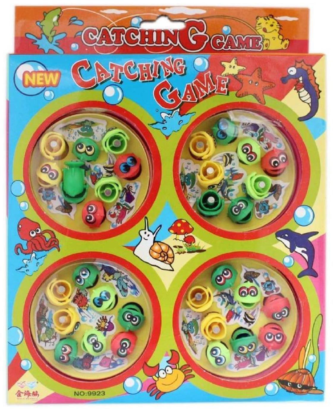 

Plastic Battery Operated Catching Game with 4 Pools (Multicolour)
