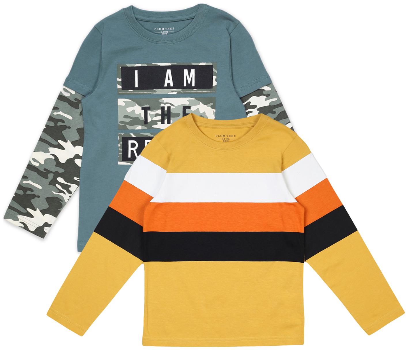 

PLUMTREE Boy Cotton Printed T-shirt - Multi