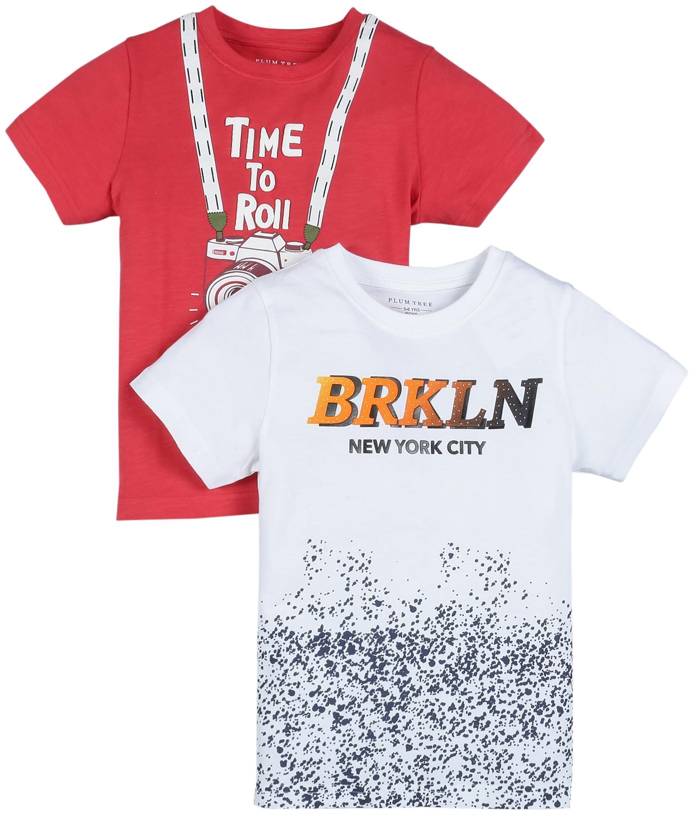

PLUMTREE Boy Cotton Printed T-shirt - Multi