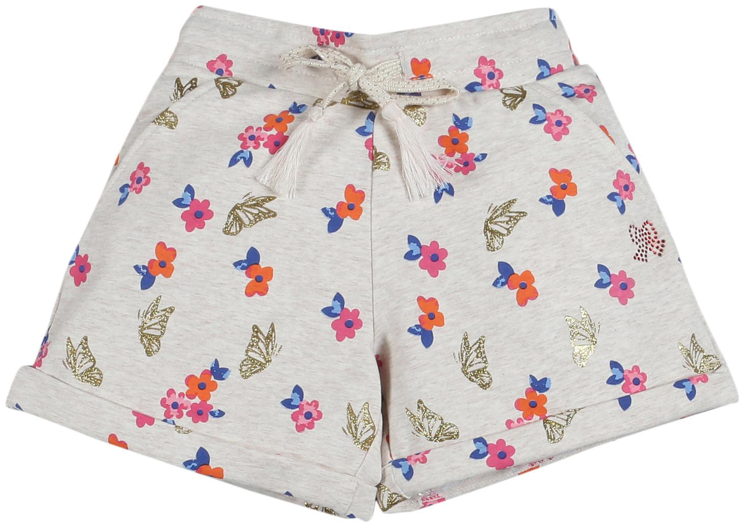 

PLUMTREE Girl Cotton Printed Regular shorts - Cream