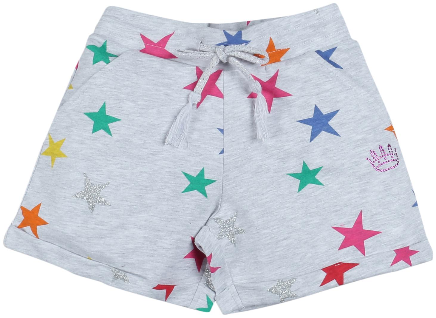 

PLUMTREE Girl Cotton Printed Regular shorts - Grey