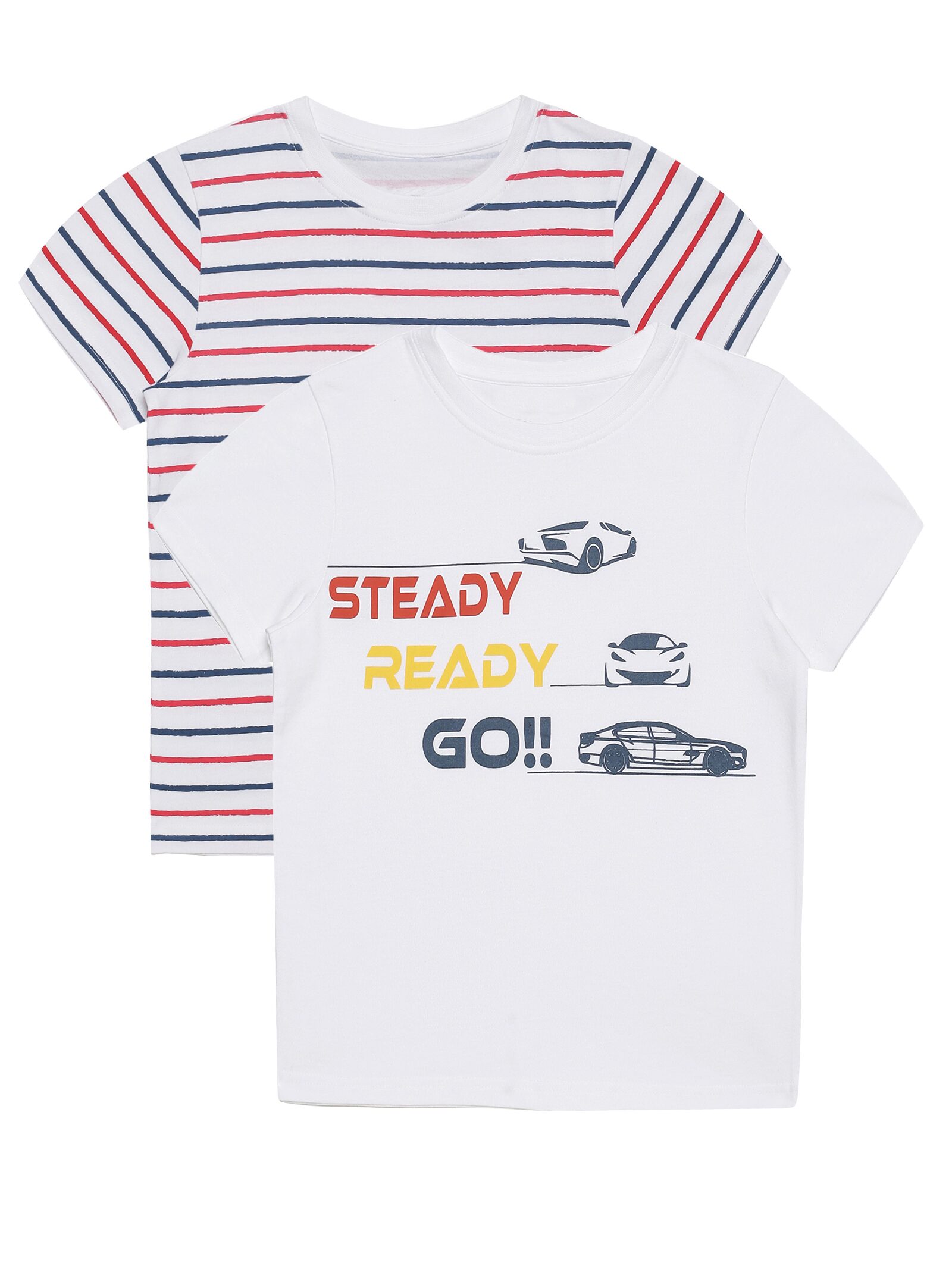 

PLUMTREE Boy Cotton Printed T-shirt - White