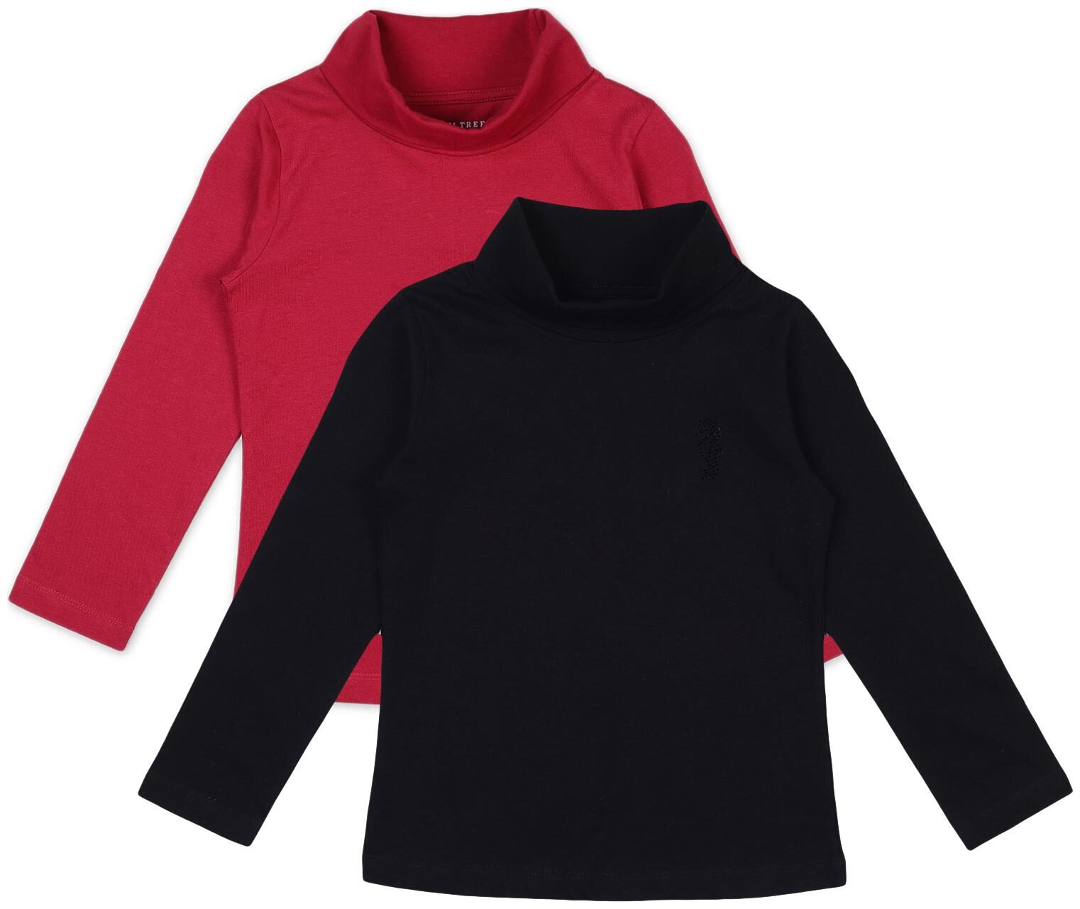

PLUMTREE Girl Cotton Solid T shirt - Multi