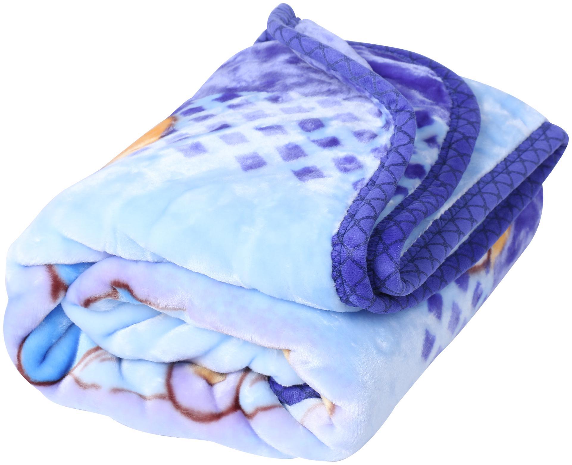 

Pokory Blanket for Babies Super Soft Micro Cotton Normal Design Printed Blue 201 Reversible A C Blanket Winter for Kids Children Gift Item Single Bed Age from 1 to 6 years (50 inches x 38 Inches)