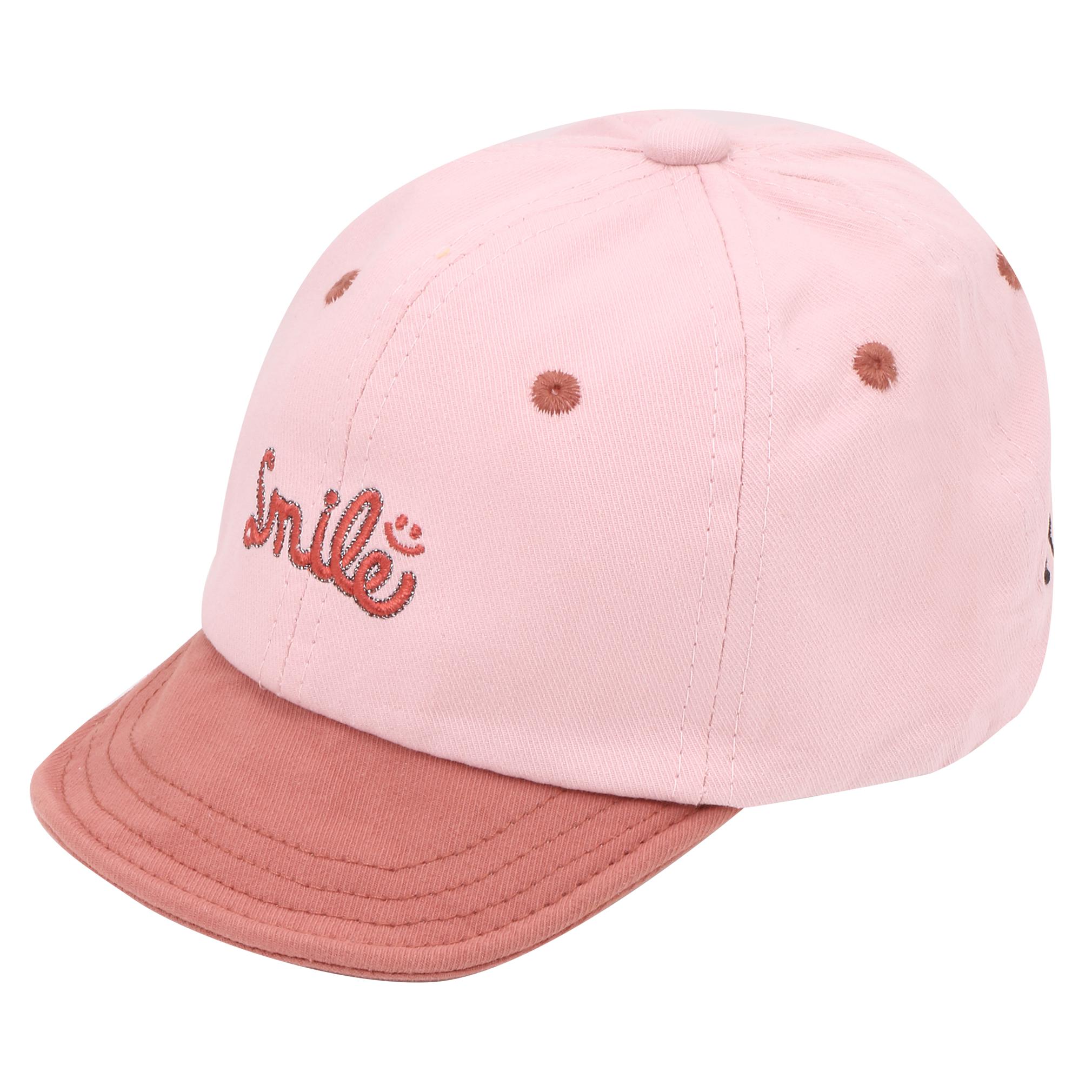 

Pokory Caps for Kids Pink Soft Cotton with Adjustable Cap from 6 months to 3 years For Boy Girl Children C130 Mesmerising Series