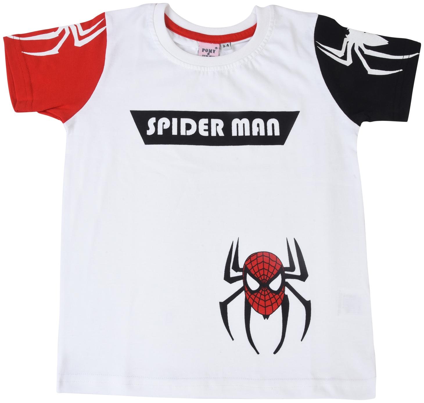

POMY JINNY Boy Cotton Printed T-shirt - White