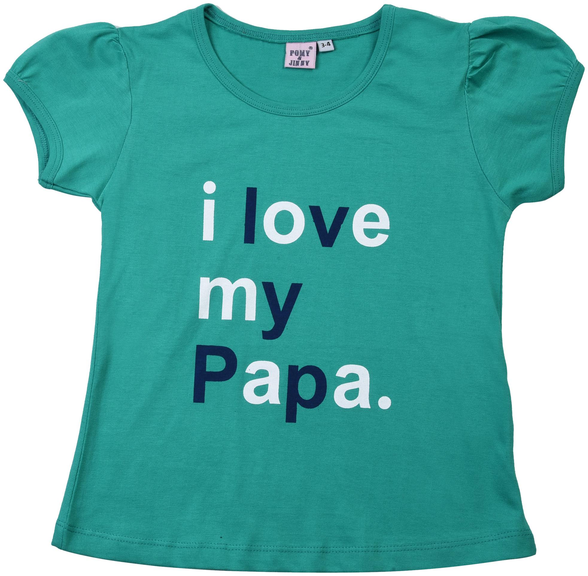 

POMY JINNY Girl Cotton Printed Top - Green