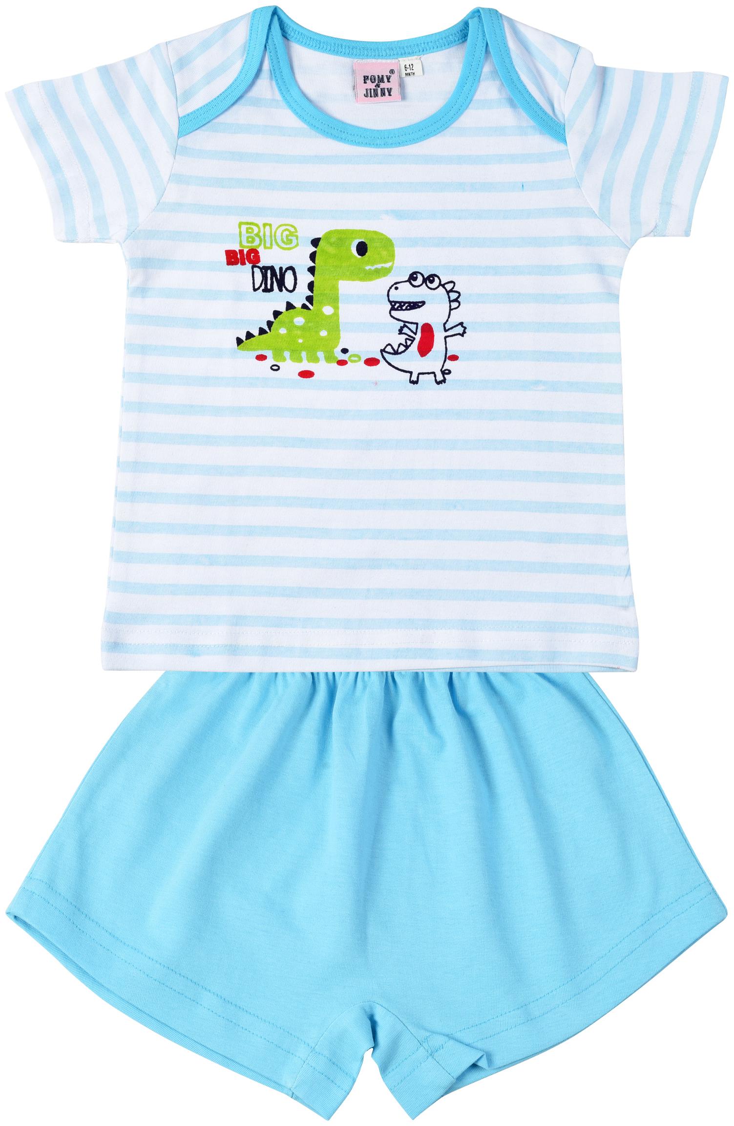 

POMY JINNY Baby boy Top bottom set - Blue