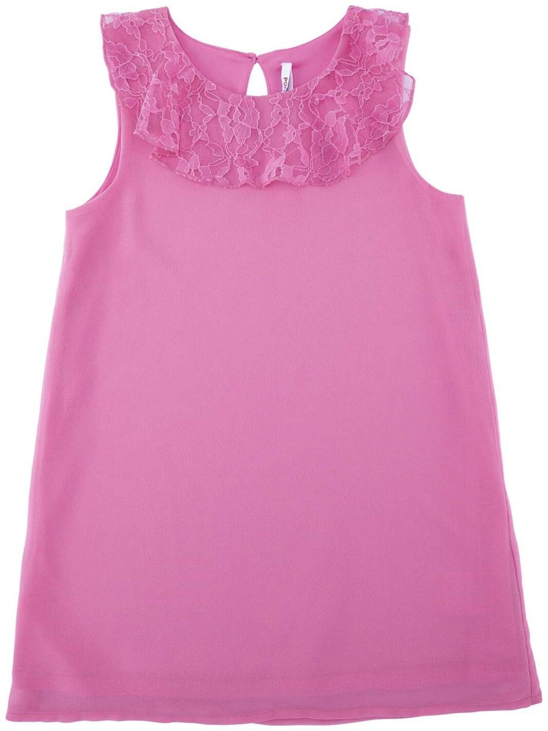 

Poppers by Pantaloons Girl Georgette Solid Top - Pink