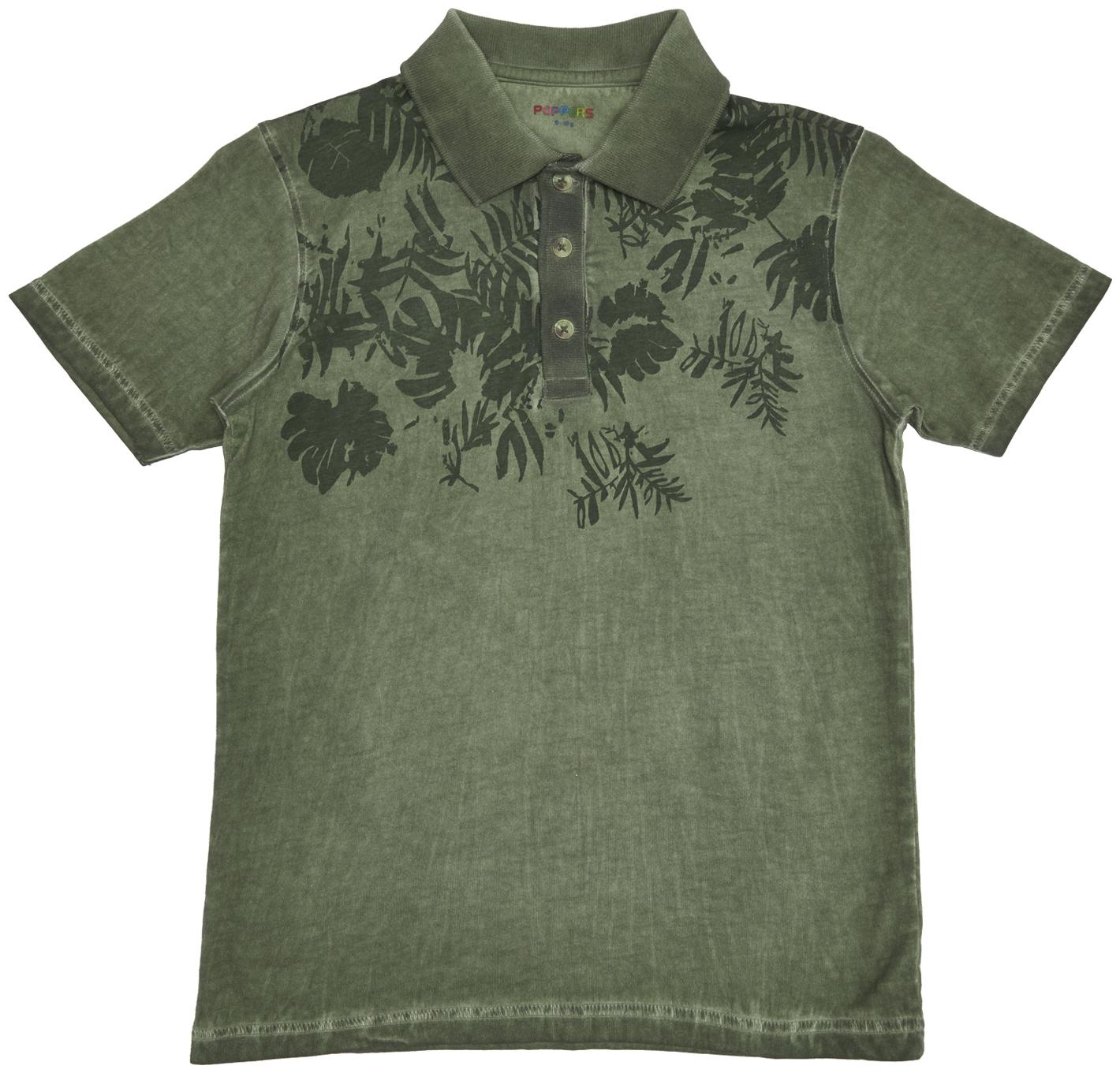 

Poppers by Pantaloons Boy Cotton Solid T-shirt - Green