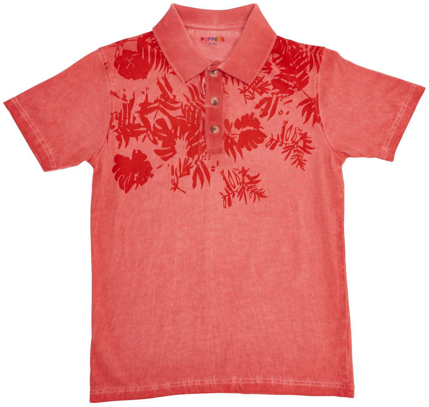 

Poppers by Pantaloons Boy Cotton Solid T-shirt - Orange