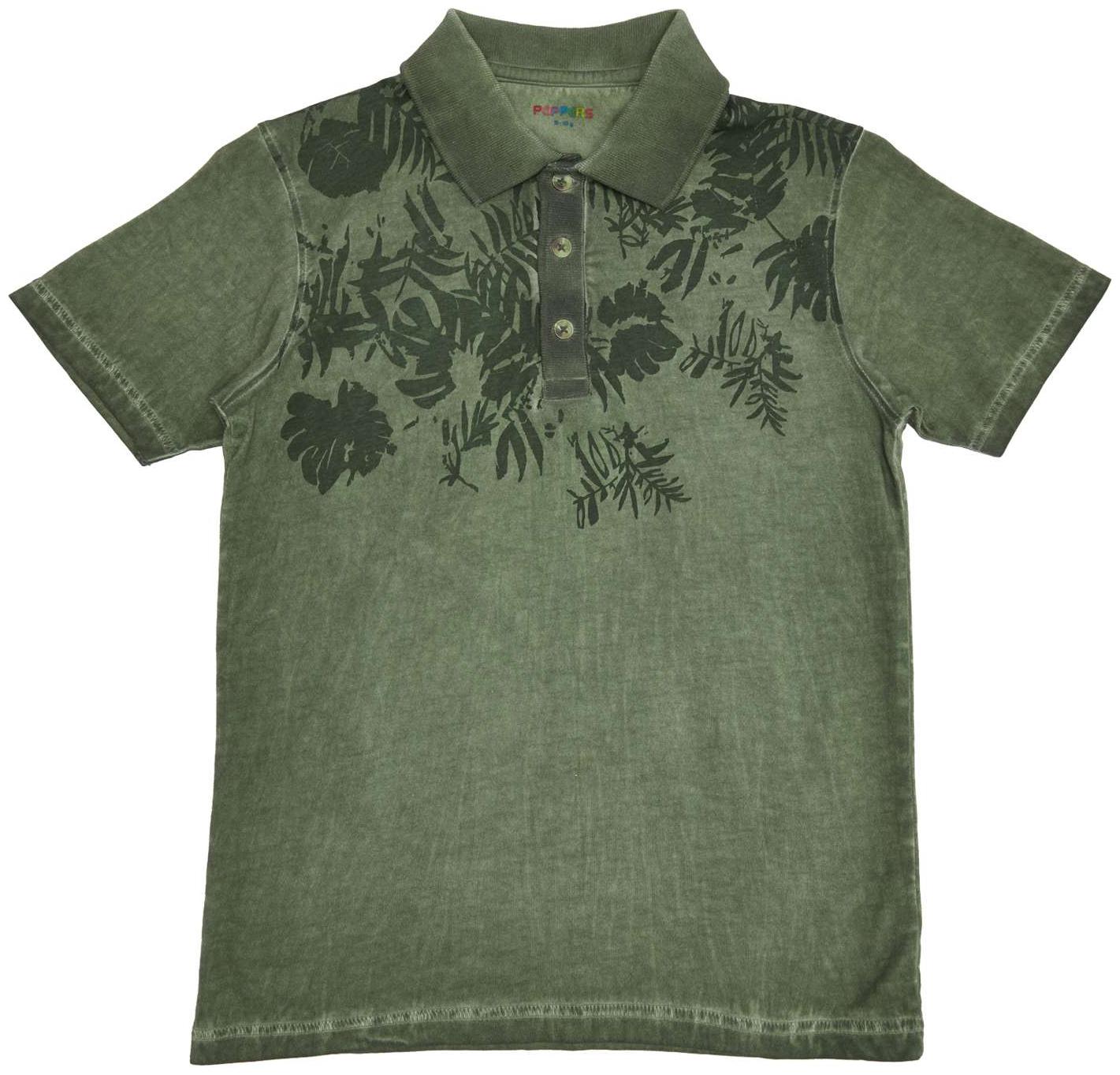 

Poppers by Pantaloons Boy Cotton Solid T-shirt - Green