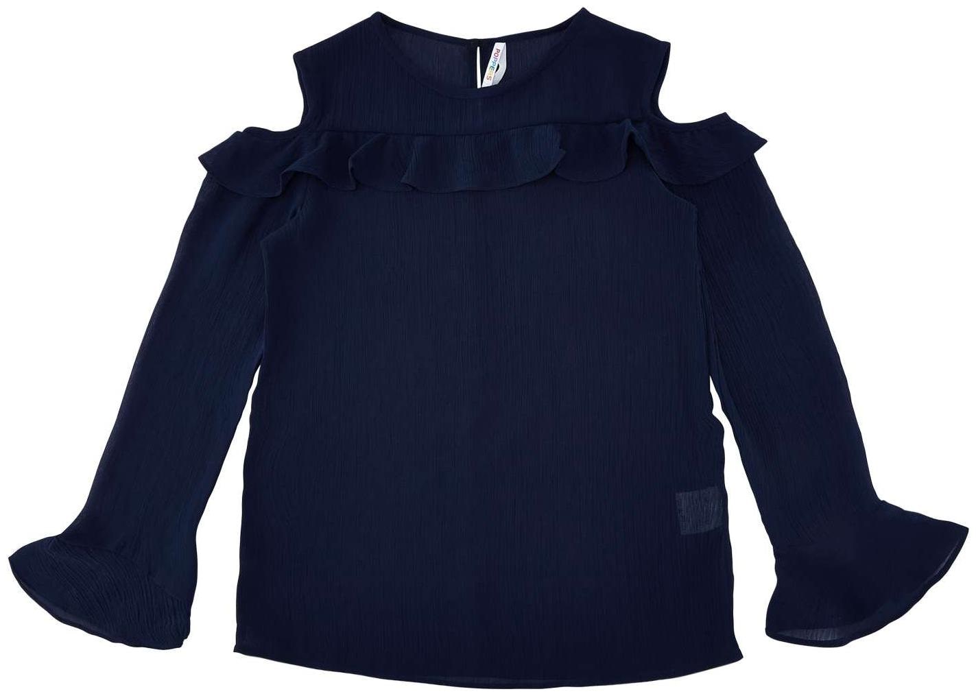 

Poppers by Pantaloons Girl Cotton Solid Top - Blue