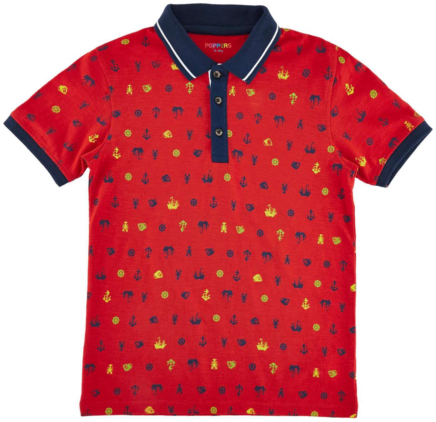 

Poppers by Pantaloons Boy Cotton Printed T-shirt - Red