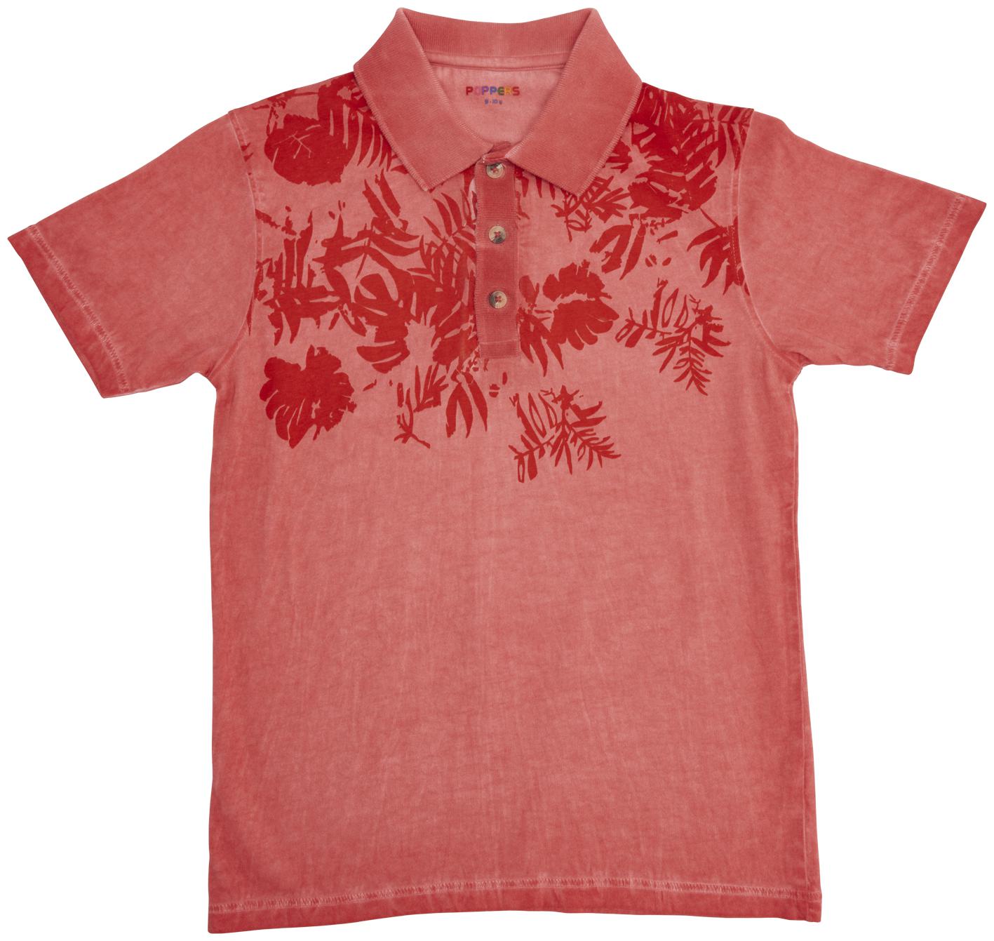 

Poppers by Pantaloons Boy Cotton Solid T-shirt - Orange