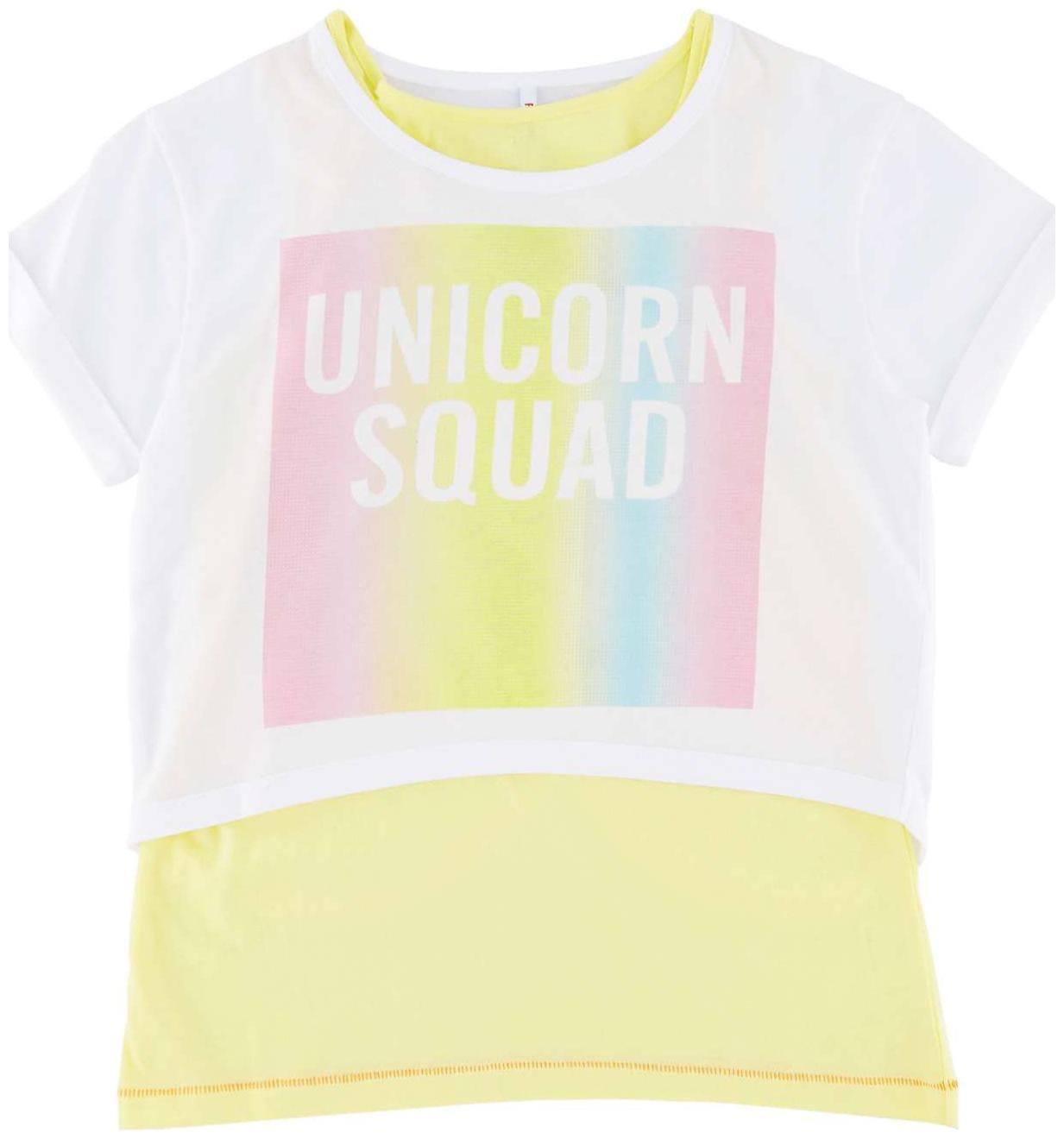 

Poppers by Pantaloons Girl Cotton Solid T shirt - Blue