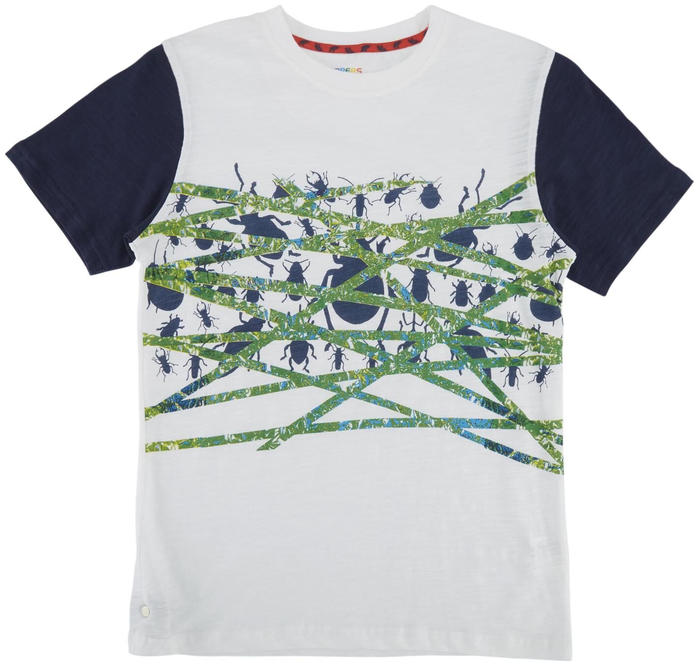 

Poppers by Pantaloons Boy Cotton Solid T-shirt - White