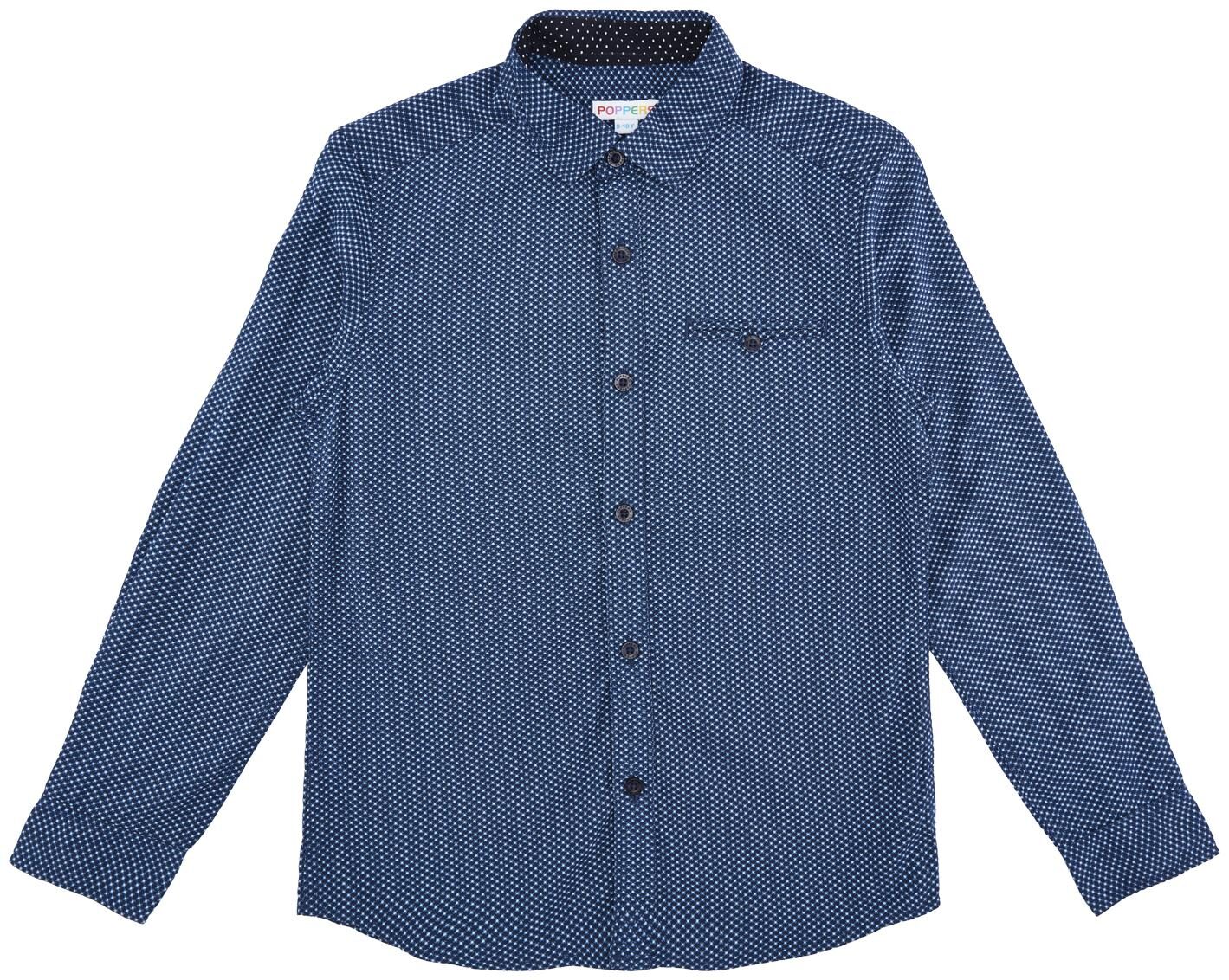 

Poppers by Pantaloons Boy Cotton Printed Shirt Blue