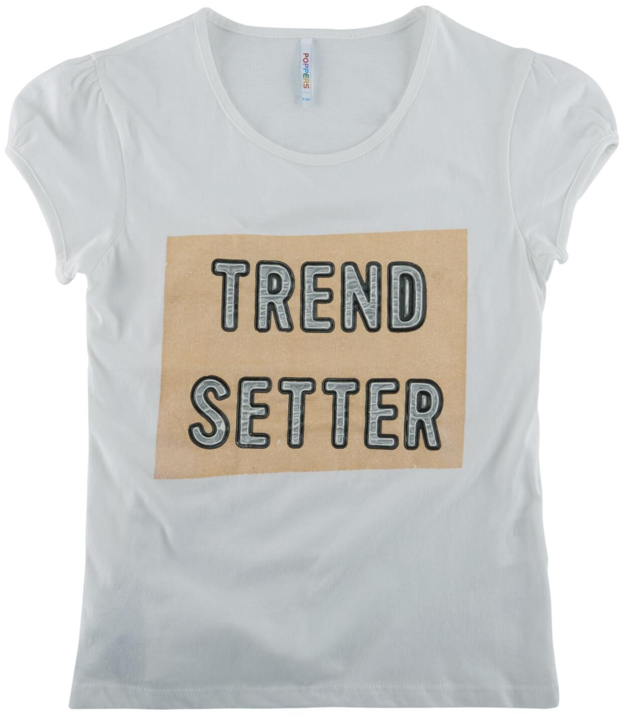 

Poppers by Pantaloons Girl Cotton Printed T shirt - White