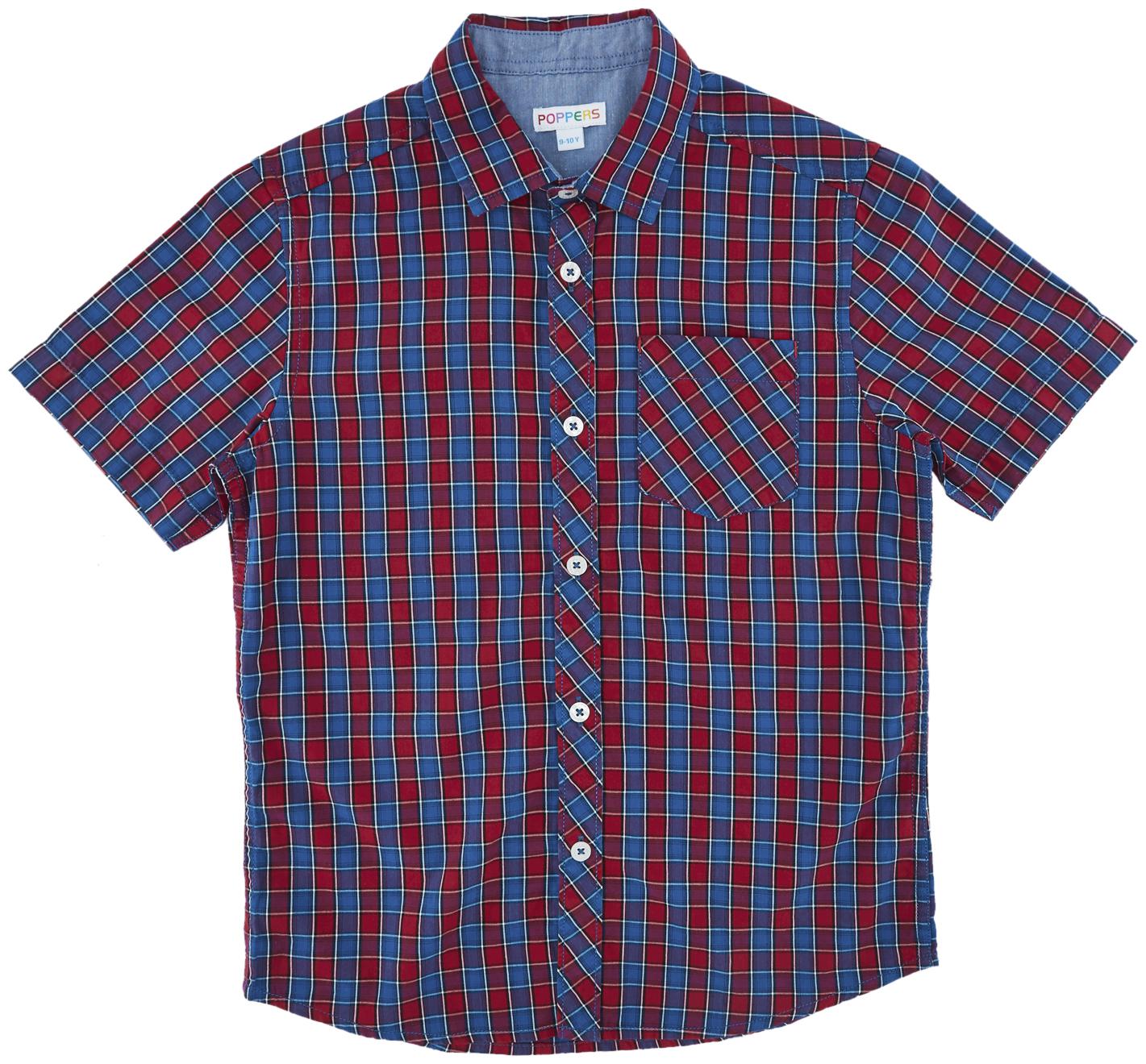 

Poppers by Pantaloons Boy Cotton Checked Shirt Red