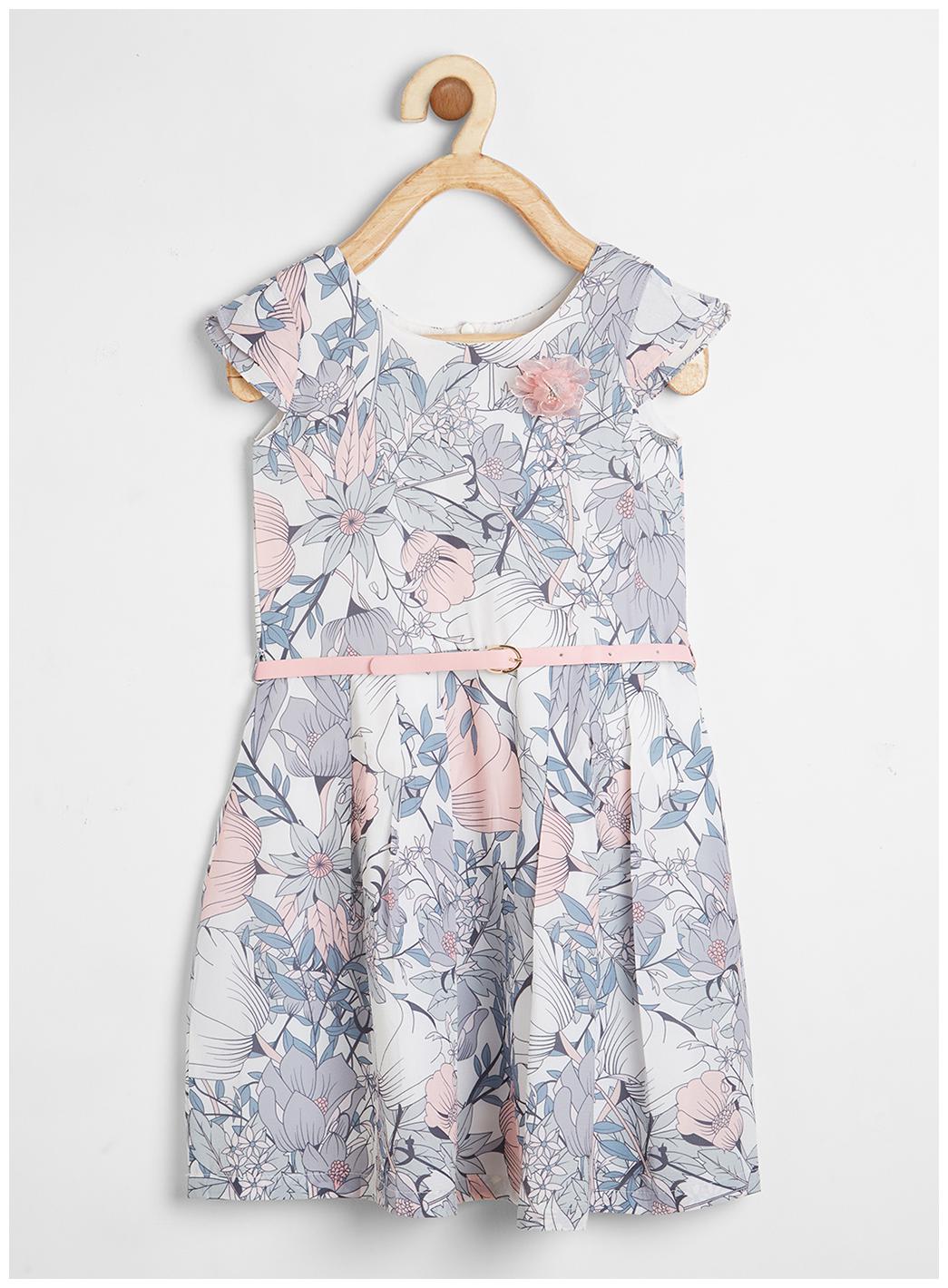 

Powderfly Grey Cotton Short Sleeves Knee Length Princess Frock ( Pack of 1 )