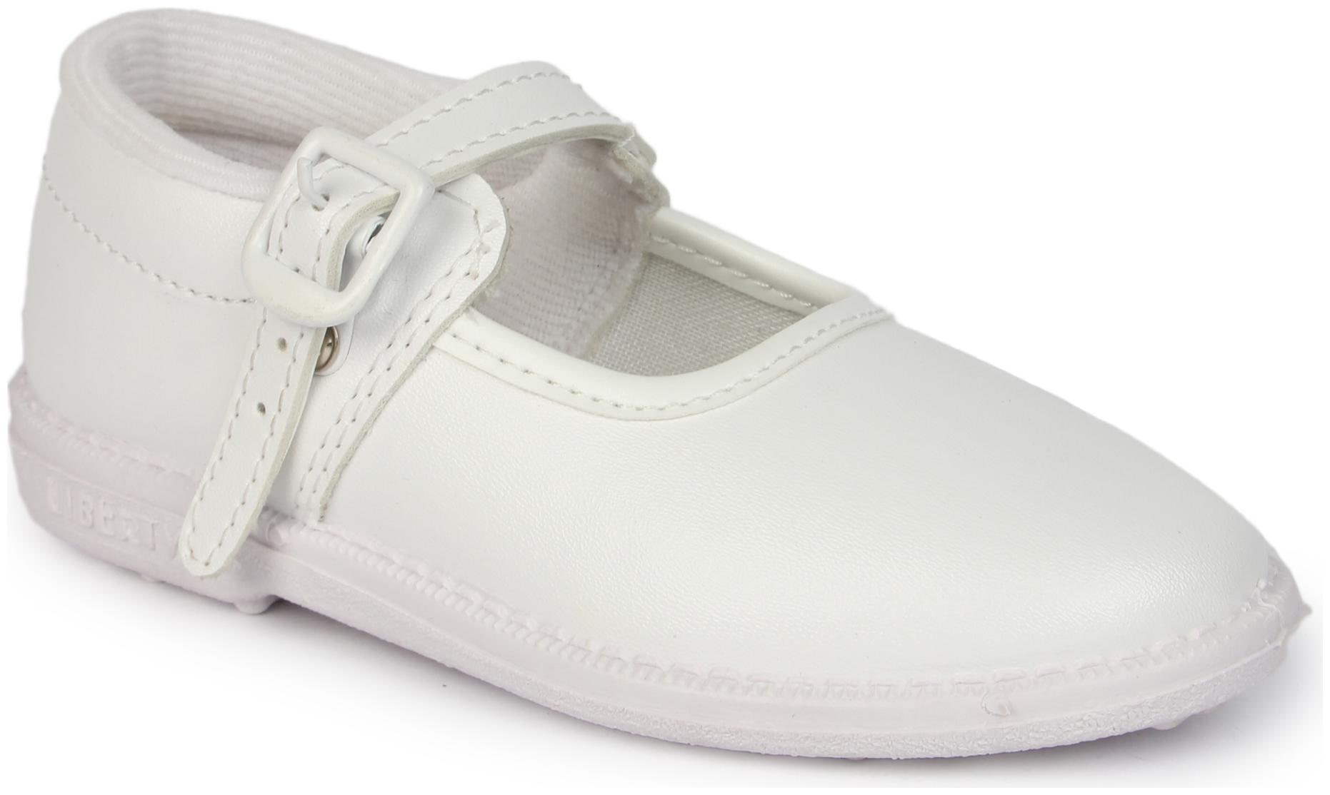 

Liberty White Girls School shoes