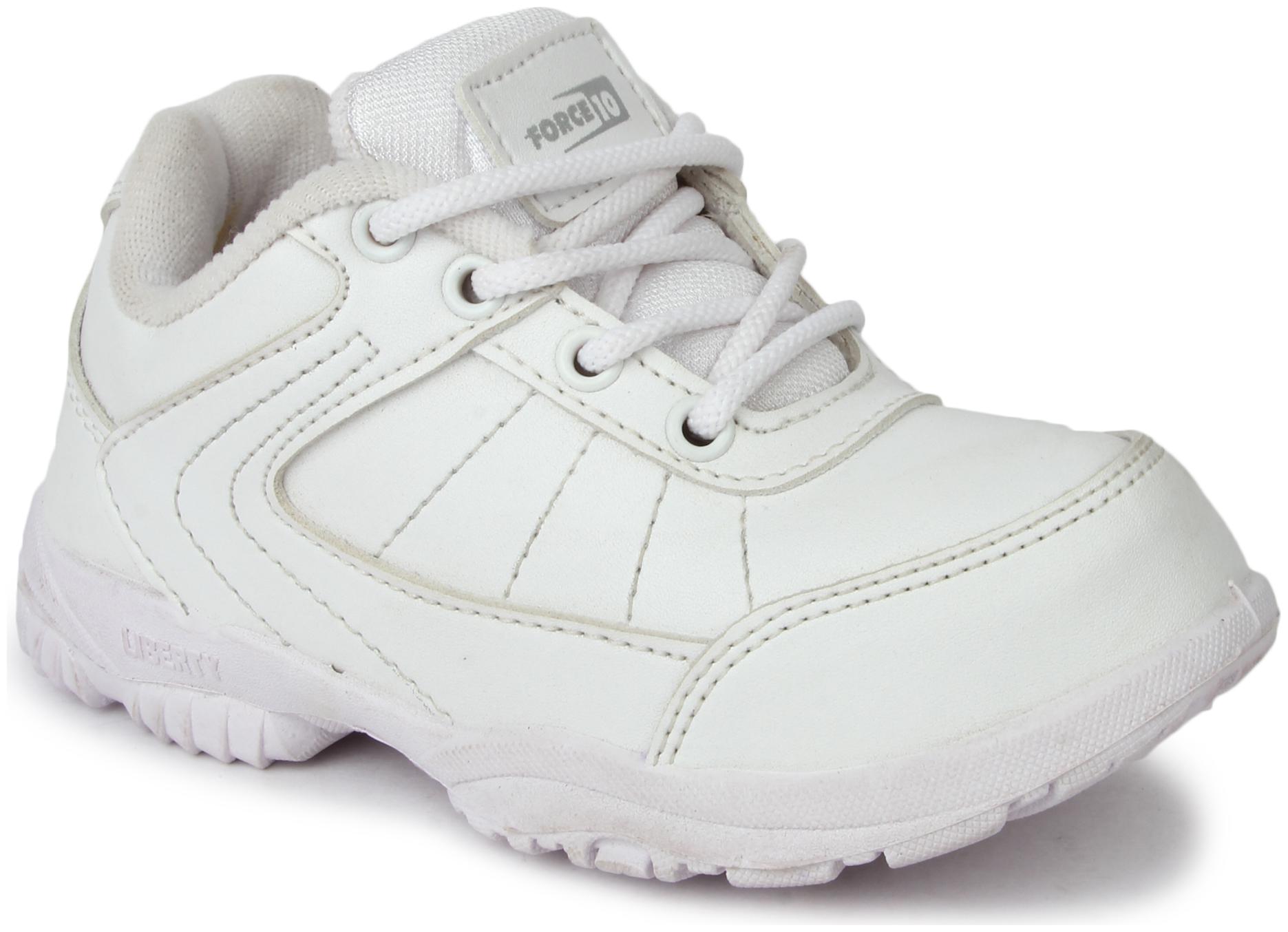 

Liberty White Boys School Shoes