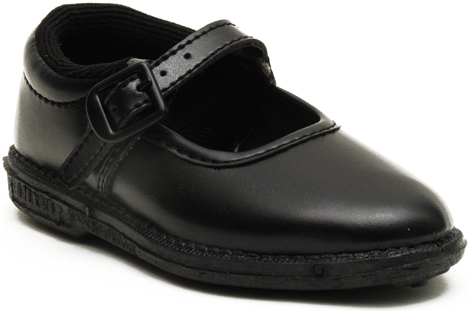 

Liberty Black Girls School shoes