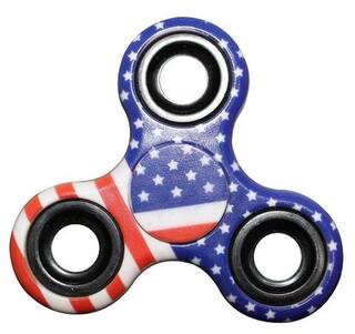Premium Quality Fidget Spinner American Flag Fidget Hand Spinner ( Random Colors )