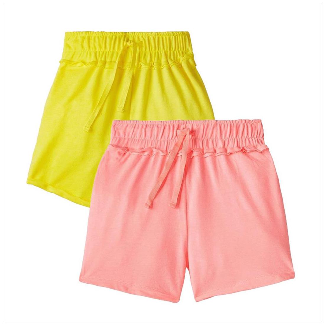 

Sera Girl Cotton Solid Regular shorts - Multi