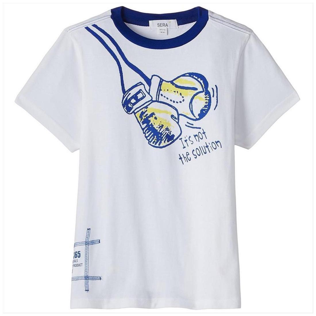 

Sera Boy Cotton Solid T-shirt - Grey